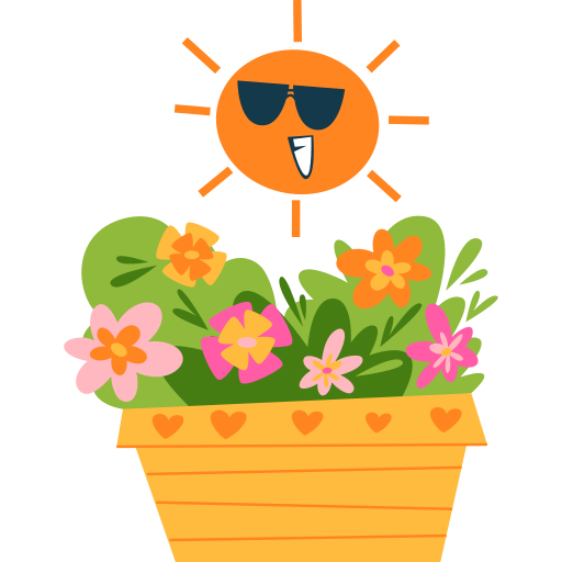 jardinagem grátis figurinha