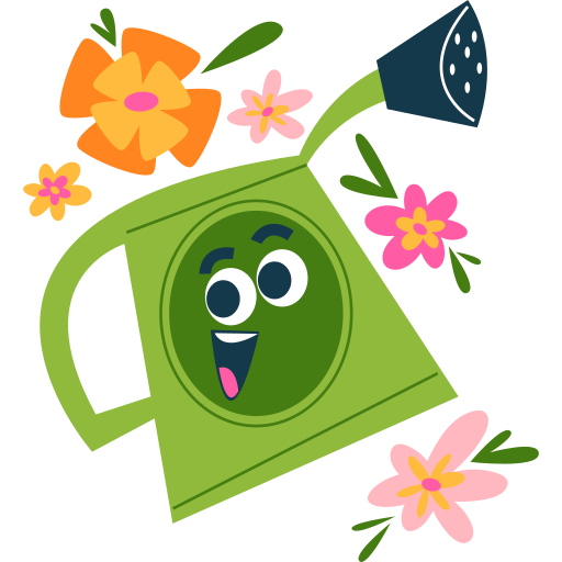 Watering can free sticker Watering can free sticker