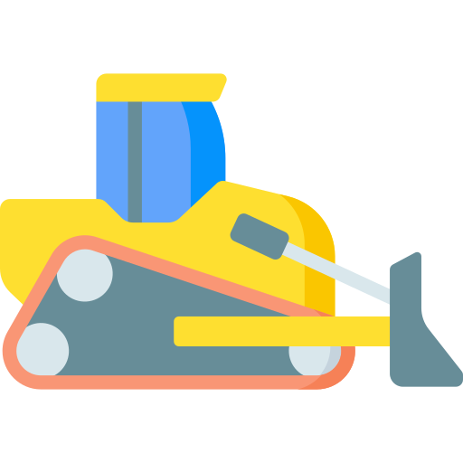 bulldozer Icône gratuit