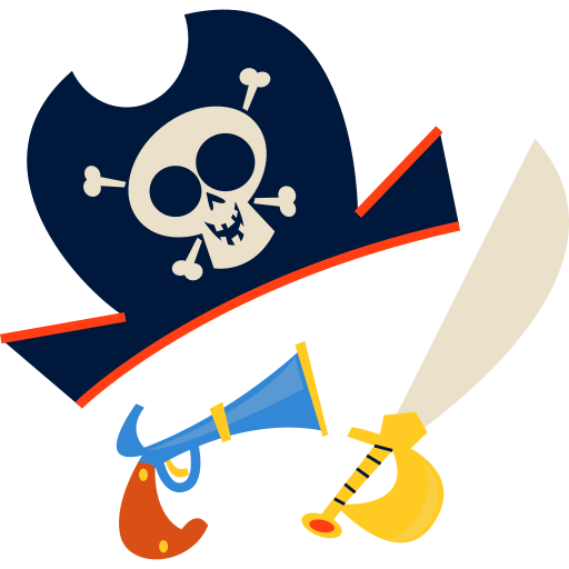 Pirate Stickers Stock Illustration by ©lenmdp #13604946