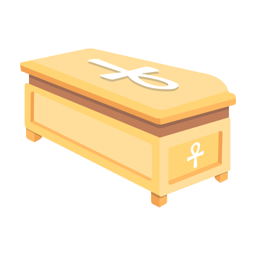Coffin free sticker