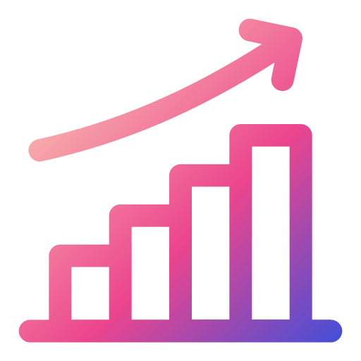 gráfico de barras icono gratis