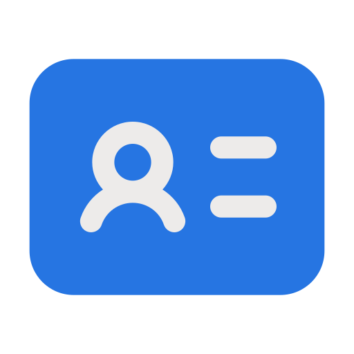 Визитная карточка бесплатно иконка