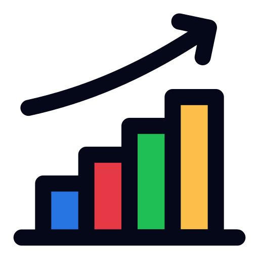 Bar Graph Free Icon