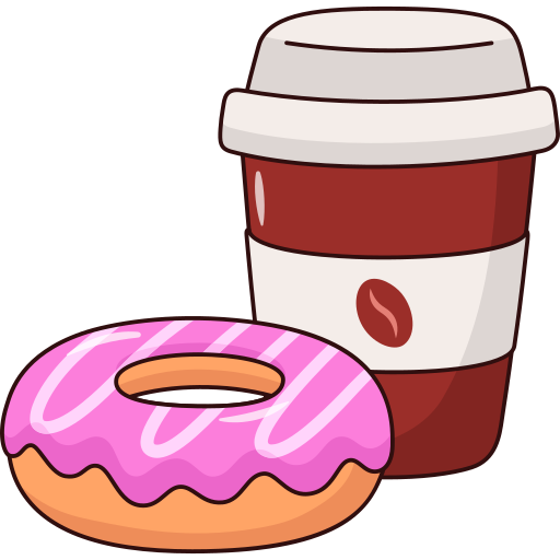 Donut free sticker Donut free sticker