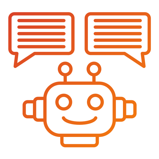 bot conversacional icono gratis