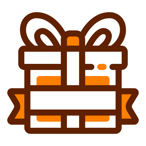 Gift free icon