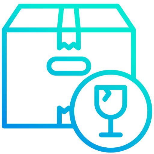 Fragile Generic gradient outline icon