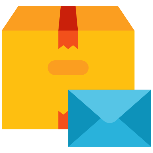 entrega postal icono gratis