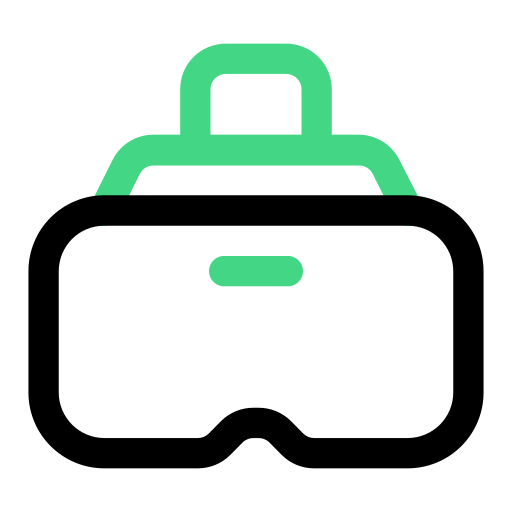 gafas de realidad virtual icono gratis