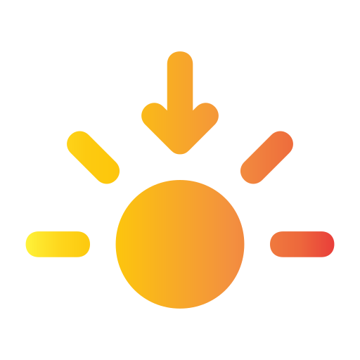 Sunset Generic gradient fill icon