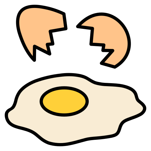 Fried egg Generic color lineal-color icon