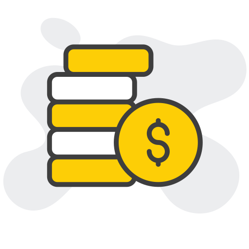 monedas icono gratis