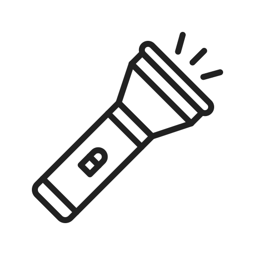 Torch Generic black outline icon