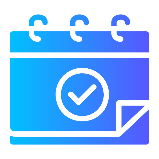 Calendar Generic gradient fill icon