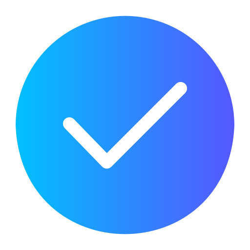 Checkmark Generic gradient fill icon