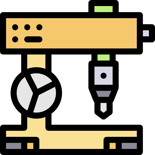 Drilling Detailed Rounded Lineal color icon