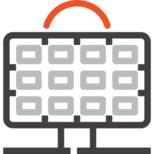panel solar icono gratis