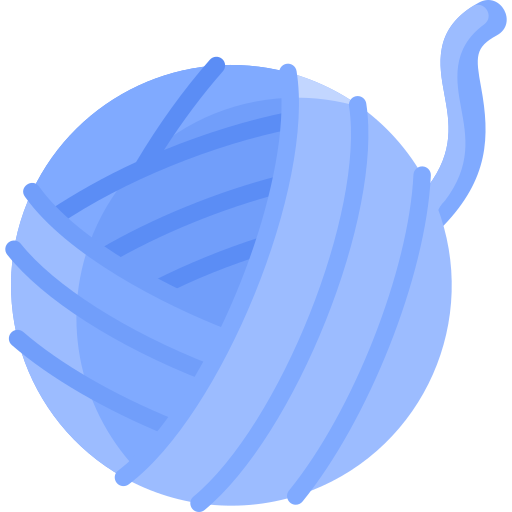 bola de hilo icono gratis