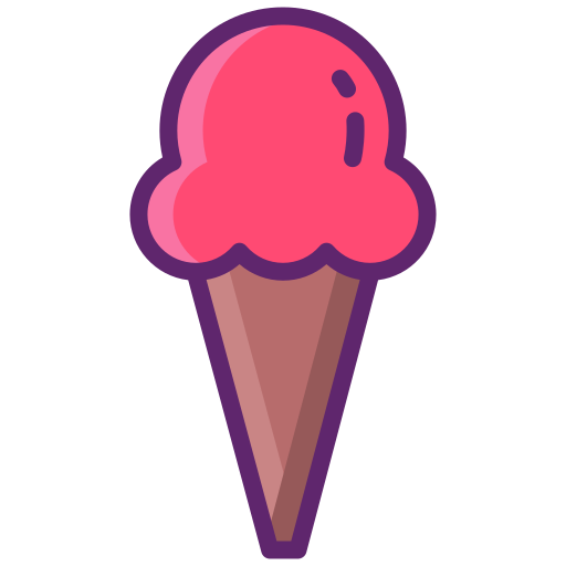 Ice cream Flaticons Lineal Color icon