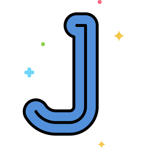 letra j icono gratis