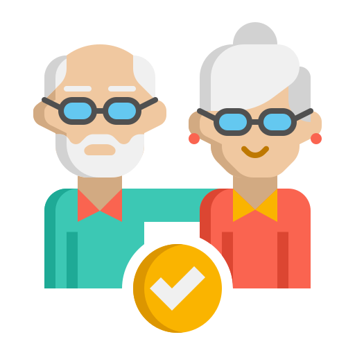 Old People Flaticons Flat Icon