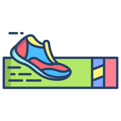 zapatos para correr icono gratis