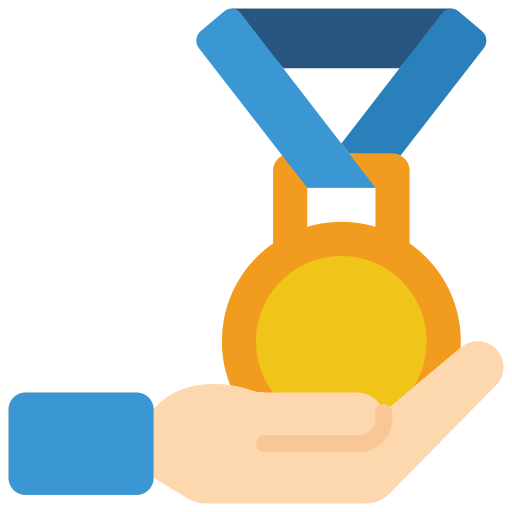 Medal Basic Miscellany Flat icon