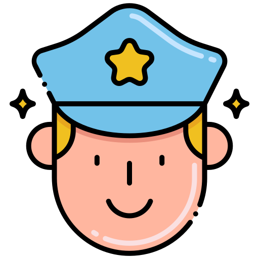 Police Flaticons Lineal Color Icon