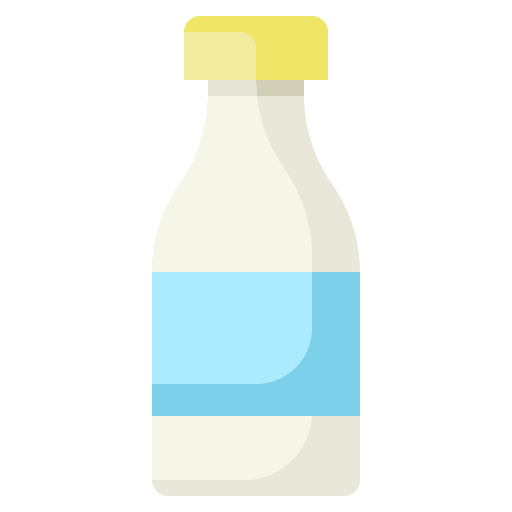 botella de leche icono gratis