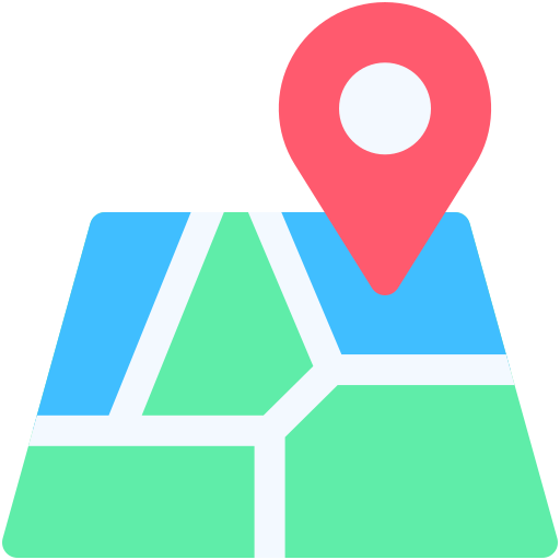 Map Generic color fill icon