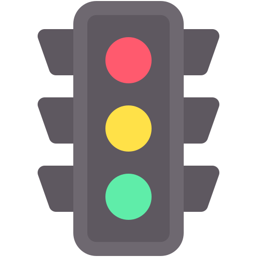 Traffic lights Generic color fill icon