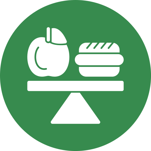 Balanced diet free icon
