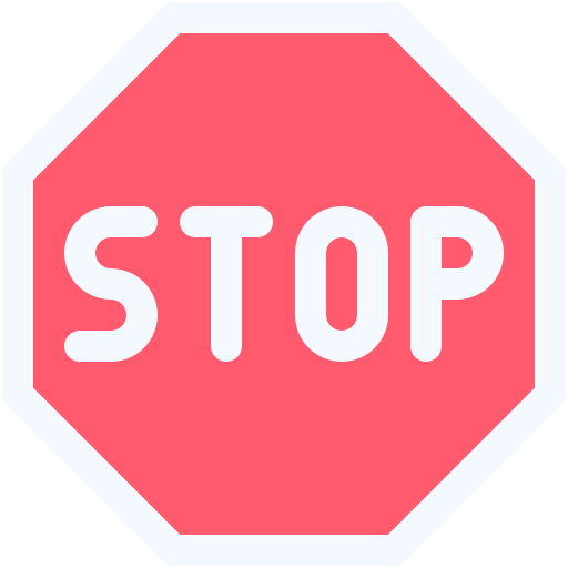 Stop sign Generic color fill icon