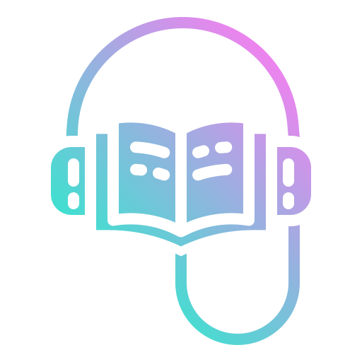 Audio book Generic gradient outline icon