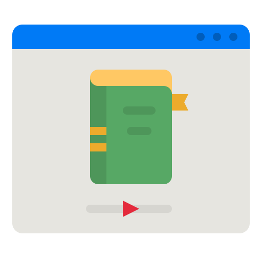 Video lesson free icon