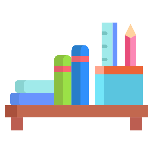 estantería de libros icono gratis