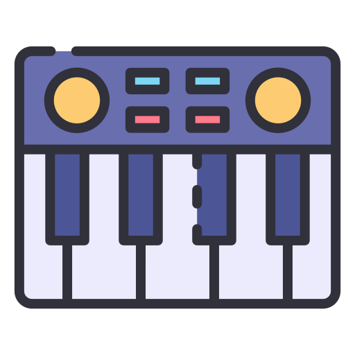 Synthesizer Free Music And Multimedia Icons