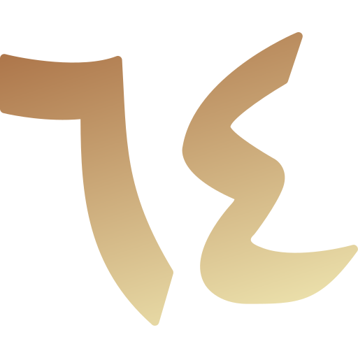symbol liczbowy Generic gradient fill ikona