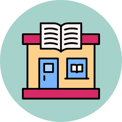 librería icono gratis