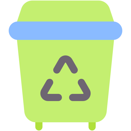 papelera de reciclaje icono gratis