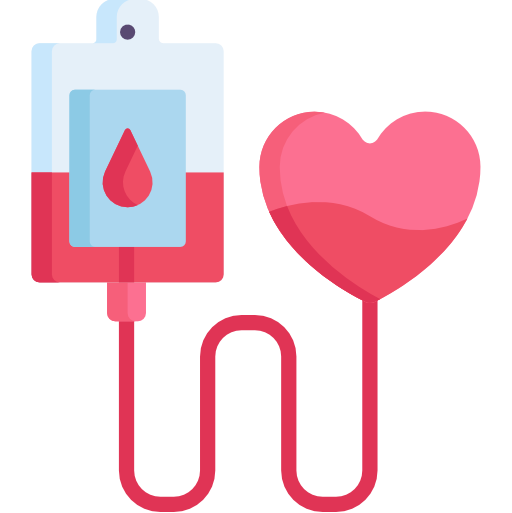 donación de sangre icono gratis