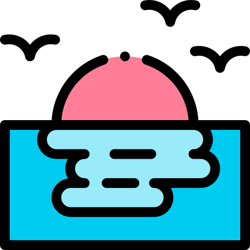 atardecer icono gratis