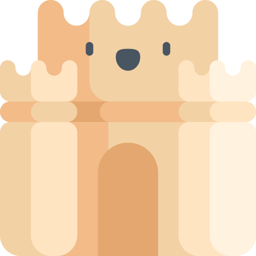 Sand castle free icon