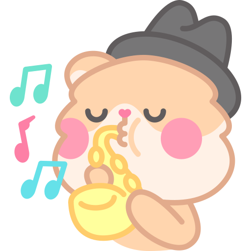 saxofón gratis sticker