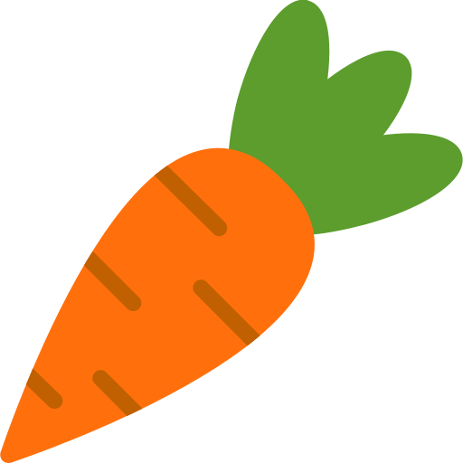 Carrot Generic color fill icon