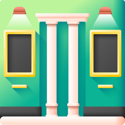 Art gallery free icon Art gallery free icon