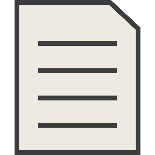 Paper Generic color lineal-color icon