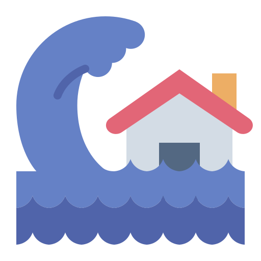 tsunami icono gratis