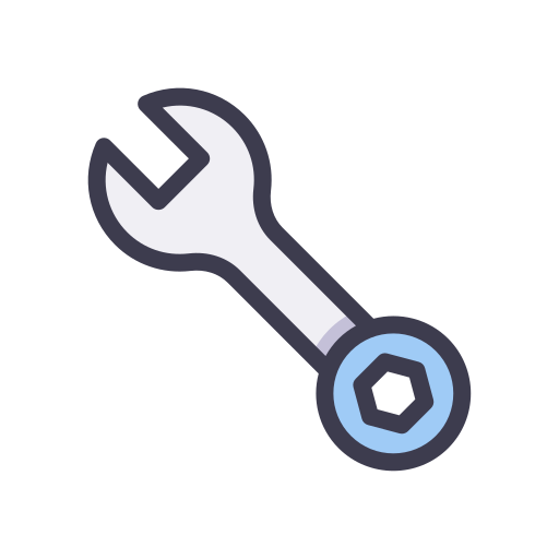 llave inglesa icono gratis